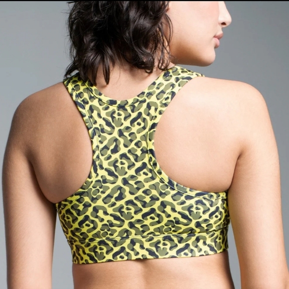 🏷️2XL WHAT WAIST VIBES BRA - LEOPARD MEDIUM SUPPORT - Picture 3 of 10